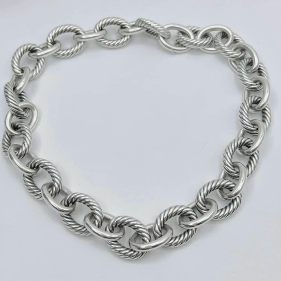 David Yurman Oval Link Chain Necklace - Picture 7 of 9
